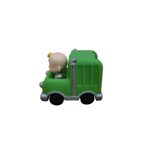 CoComelon JJ Garbage Truck Mini Vehicle Toy Green Push Along 2020 - Picture 11 of 11